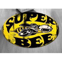 TAPIS ROND 150cm : SUPER BEE DIRTY