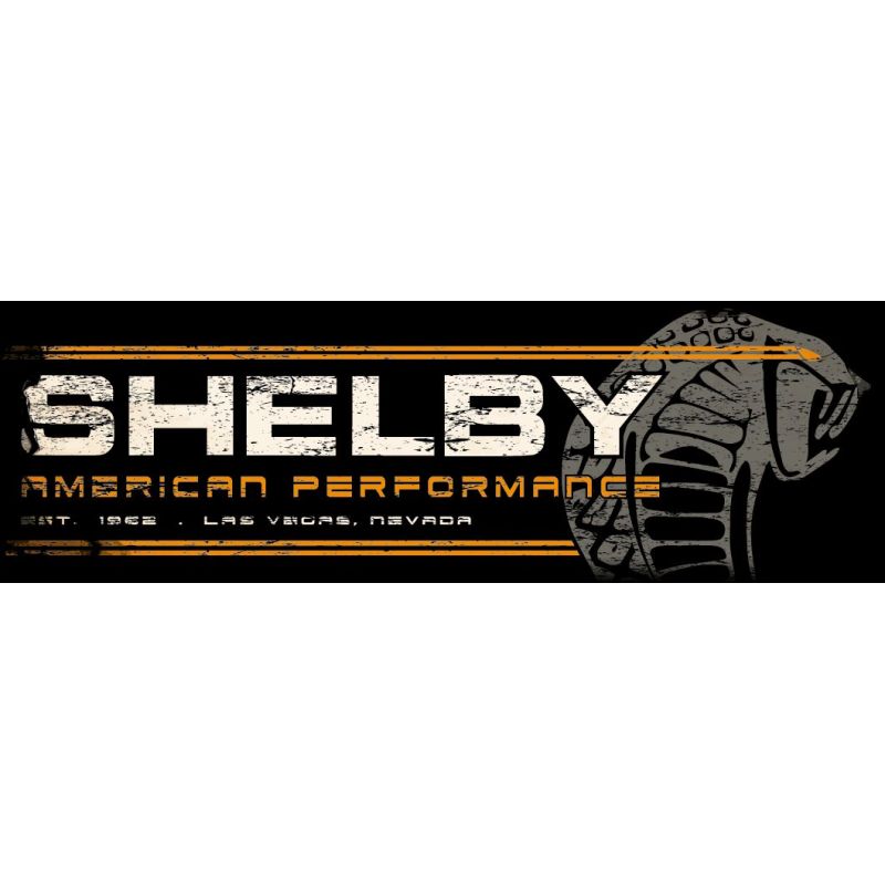PLAQUE DECO : 75X24 CM SHELBY AMERICAN PERF SNAKE ORANGE DIRTY
