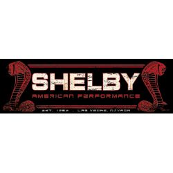 PLAQUE DECO : 75X24 CM SHELBY AMERICAN PERF 2 SNAKE RED DIRTY