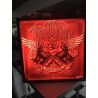 ENSEIGNE : 50X50CM TATTOO SHOP ROSE ROUGE