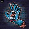 PLAQUE DECO : 50X50 CM HAND NEON