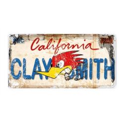 PLAQUE DECO : 60x30 CM LICENCE - CALIFORNIA CLAY SMITH