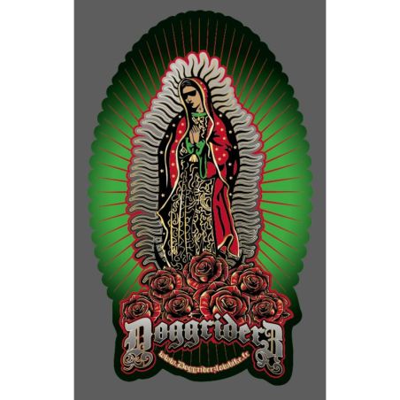 AUTOCOLLANT LOWRIDER : DOGGRIDERZ GUADALUPE