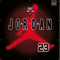ENSEIGNE LUMINEUSE : 50X50 CM JORDAN JUMP MAN