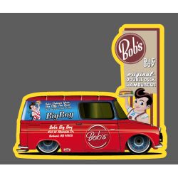 AUTOCOLLANT AUTO : VOLKSWAGEN FRIDOLIN BOB'S BIG BOY