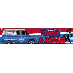 BACHE DECO : 180X40 CM : VW FRIDOLIN SERVICE AND REPAIR