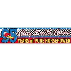 BACHE DECO : 180X40 CM : MR HORSEPOWER CLAY SMITH 95 YEARS PURE
