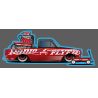 AUTOCOLLANT AUTO : VW PICK UP SQUARE BACK RADIO FLYER
