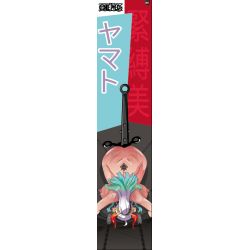 BACHE DECO : INTERDIT -18 ANS : 180X40 CM : ONE PIECE YAMATO BDSM 2