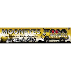 BACHE DECO : 180X40 CM : VW VOLKSWAGEN T2 BAJA MOONEYES