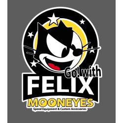AUTOCOLLANT AUTO : FELIX X MOONEYES GO WITH