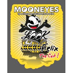 AUTOCOLLANT AUTO : FELIX X MOONEYES MAGIC BAG
