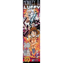 BACHE DECO : 180X50 CM : ONE PIECE LUFFY FLAMED
