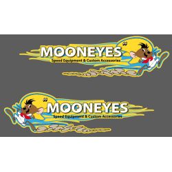 SET 2 AUTOCOLLANTS : MOONEYES VS SPEEDY GONZALES