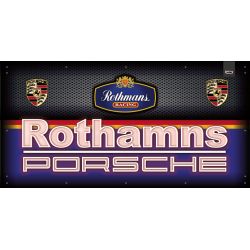 copy of ENSEIGNE LUMINEUSE : RECTANGLE 100X50CM LED - PORSCHE ROTHMANS