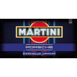 ENSEIGNE LUMINEUSE : RECTANGLE 100X50CM LED - PORSCHE MARTINI