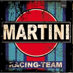ENSEIGNE LUMINEUSE : 50X50 CM DIRTY MARTINI RACING TEAM