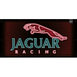 ENSEIGNE LUMINEUSE : RECTANGLE 100X50CM LED - JAGUAR RACING CARBONE