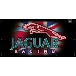 ENSEIGNE LUMINEUSE : RECTANGLE 100X50CM LED - JAGUAR RACING UNION JACK FLAG