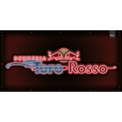 ENSEIGNE LUMINEUSE : RECTANGLE 100X50CM LED - SCUDERIA TORO ROSSO