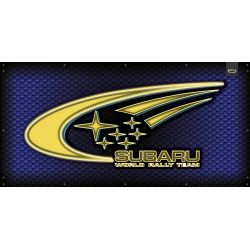 ENSEIGNE LUMINEUSE : RECTANGLE 100X50CM LED - SUBARU WRX STI BLEU