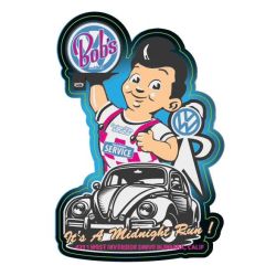 AUTOCOLLANT BIG BOY : BIG BOY CAR VW COX BLEU