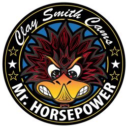AUTOCOLLANT AUTO : rond Clay Smith Horsepower