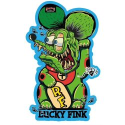 AUTOCOLLANT BIG BOY : THE LUCKY RAT FINK BL