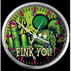 PENDULE CUSTOM : RAT FINK ''FINK YOU'' ED ROTH