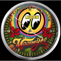 PENDULE CUSTOM : MOONEYES HAWAII FLOWER