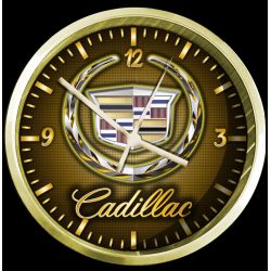 PENDULE : LOGO CADILLAC "GOLD"