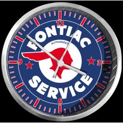 PENDULE : OLD SCHOOL LOGO PONTIAC SERVICE