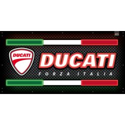 ENSEIGNE LUMINEUSE : 100X50CM DUCATI FORZA ITALIA