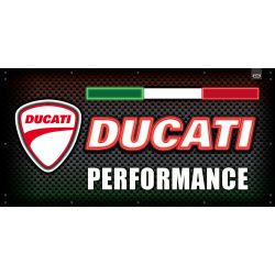 ENSEIGNE LUMINEUSE : 100X50CM DUCATI PERFORMANCE