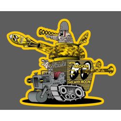 AUTOCOLLANT AUTO : Les Fous du volant : MOONEYES THE ARMY SURPLUS SPECIAL