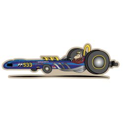 AUTOCOLLANT AUTO : Les Fous du volant : THE TURBO TERRIFIC MOON EQUIPPED