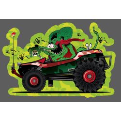 AUTOCOLLANT RAT FINK : RAT...