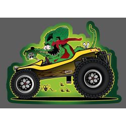 AUTOCOLLANT RAT FINK : RAT FINK VW BIGFOOT