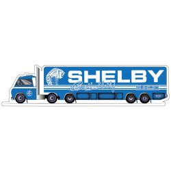 AUTOCOLLANT AUTO : TRUCK SHELBY BLEU